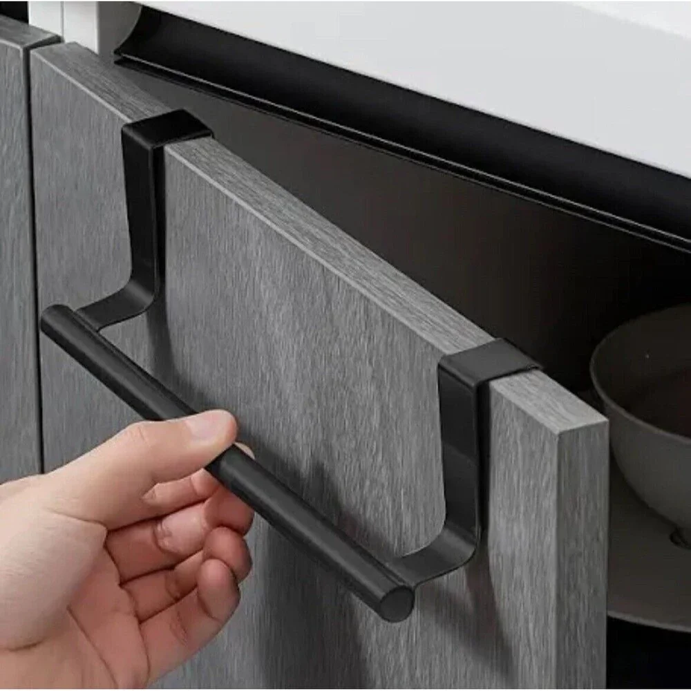 Towel Rack for Cabinet Stainless Steel Kitchen over the Door Bathroom Bar Holder